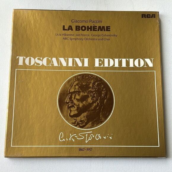 Giacomo Puccini LA BOHÈME TOSCANINI EDITION 1867-1956 RCA Vinyl Records - Picture 1 of 15